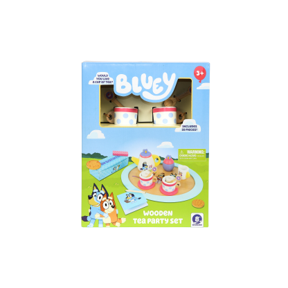 Shopkins 8th Wonder Bluey Wooden Tea Set