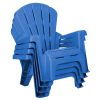 Little Tikes Garden Chair - Blue 4 Pack