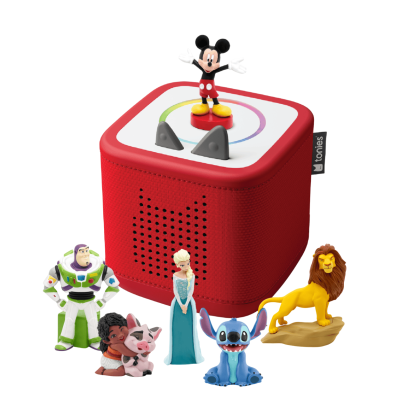 Tonies Toniebox 2 Disney Bundle - Sunset Red