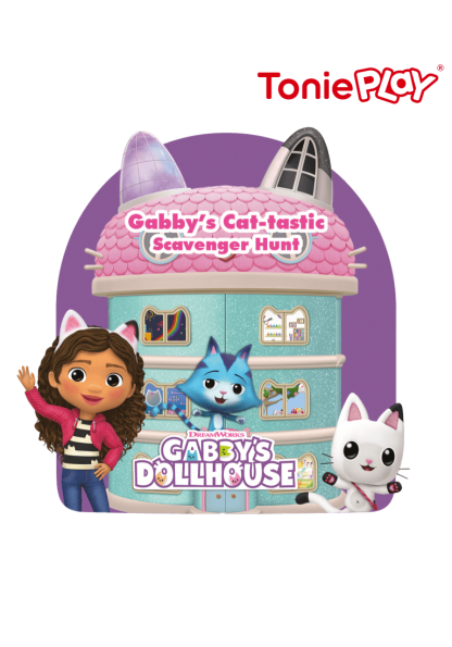 Tonies Tonieplay Gabby's Dollhouse: Gabby's Cat-tastic Scavenger Hunt Game & Controller